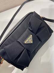 Prada Re-Nylon Mini Shoulder Bag Black 18x11x6cm - 4
