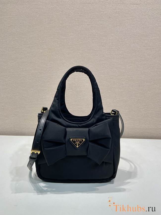 Prada Padded Re-Nylon Mini Bag Black 18x15.5x10cm - 1