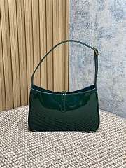 YSL Le 5 A 7 Bag Green Patent 23x16x6.5cm - 5