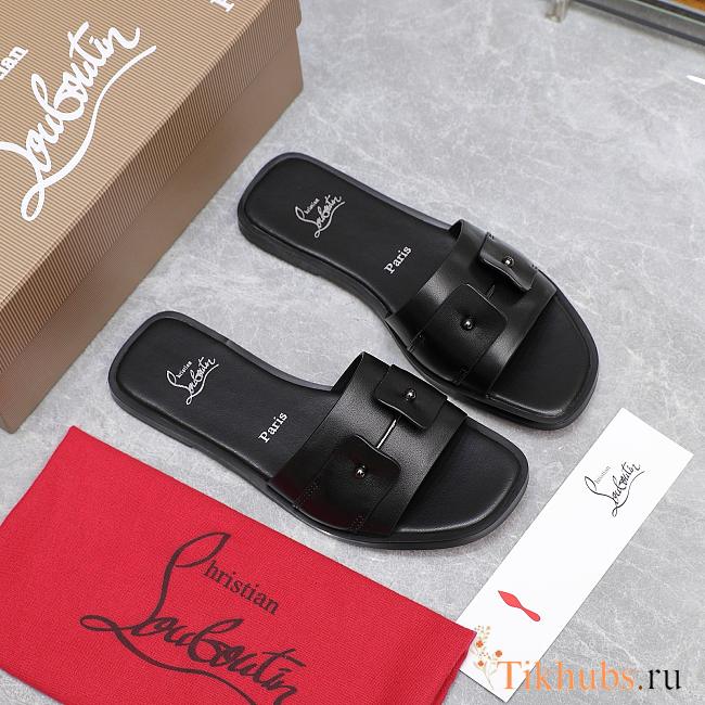 Christian Louboutin Chambelimule Mules Black - 1