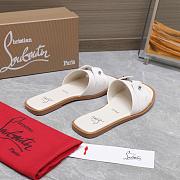 Christian Louboutin Chambelimule Mules White - 4