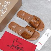 Christian Louboutin Chambelimule Mules Brown - 1