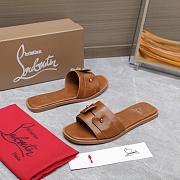 Christian Louboutin Chambelimule Mules Brown - 3