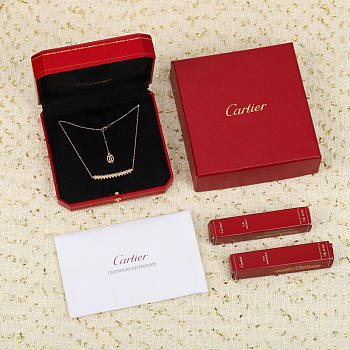 Cartier Clash De Necklace Small Model Rose Gold
