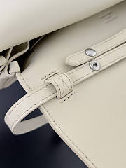 Balenciaga Bel Air Small Shoulder Bag White Silver 26.9x14x5.3cm - 6