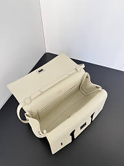 Balenciaga Bel Air Small Shoulder Bag White Silver 26.9x14x5.3cm - 4