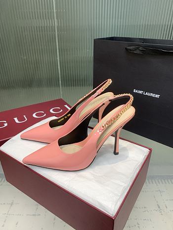 Gucci Signoria Slingback Pump Light Pink 10.5cm