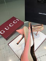 Gucci Signoria Slingback Pump Light Pink 10.5cm - 5