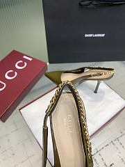 Gucci Signoria Slingback Pump Dark Green 10.5cm - 5
