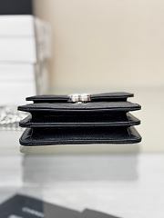 Chanel Mini Chain Top Handle Black Caviar 9.5x12.5x3.5cm - 6