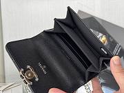 Chanel Mini Chain Top Handle Black Caviar 9.5x12.5x3.5cm - 2