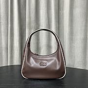 Miu Miu Wander Leather Brown Bag 20x17x6cm - 1