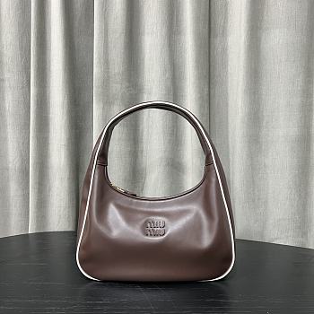 Miu Miu Wander Leather Brown Bag 20x17x6cm