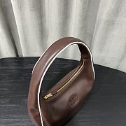 Miu Miu Wander Leather Brown Bag 20x17x6cm - 6