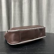 Miu Miu Wander Leather Brown Bag 20x17x6cm - 5