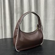 Miu Miu Wander Leather Brown Bag 20x17x6cm - 4