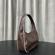 Miu Miu Wander Leather Brown Bag 20x17x6cm - 3