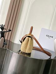Celine Teen Nino Bag Raffia Calfskin 20.5x13x8cm - 6