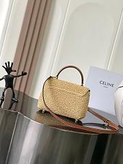 Celine Teen Nino Bag Raffia Calfskin 20.5x13x8cm - 4