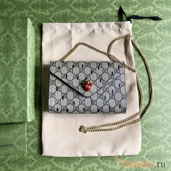Gucci Double G Strawberry Bag Mini 19x14.5x2cm - 1
