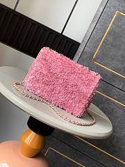 Chanel Flap Bag Pink Sequins 20cm - 2