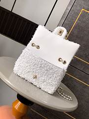Chanel Flap Bag White Sequins 20cm - 4