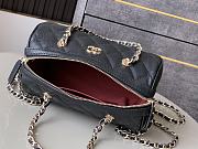 Chanel 25P Clutch With Chain Black Caviar 18.5x11.5x11cm - 5