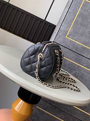 Chanel 25P Clutch With Chain Black Caviar 18.5x11.5x11cm - 4