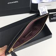 Chanel Long Wallet Black Caviar Gold 19.5x10.5x3cm - 5