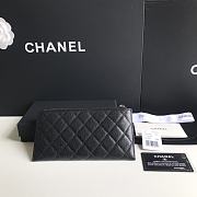 Chanel Long Wallet Black Caviar Silver 19.5x10.5x3cm - 4