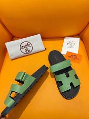 Hermes Chypre Green Sandal - 4