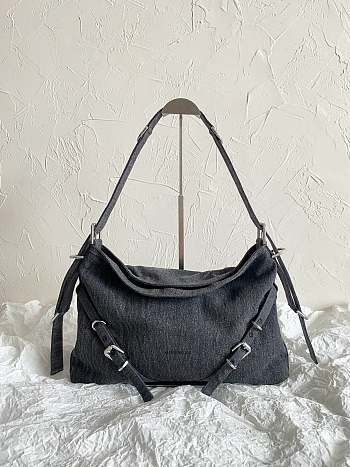 Givenchy Medium Voyou Bag Denim 40x27x6.5cm
