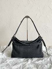 Givenchy Medium Voyou Bag Denim 40x27x6.5cm - 2