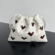 Bottega Veneta Dustbag White Dark Red 32x23cm - 1