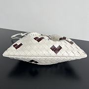 Bottega Veneta Dustbag White Dark Red 32x23cm - 5