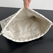 Bottega Veneta Dustbag White Dark Red 32x23cm - 4