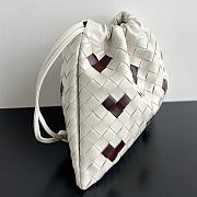Bottega Veneta Dustbag White Dark Red 32x23cm - 2