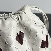 Bottega Veneta Dustbag White Dark Red 32x23cm - 3