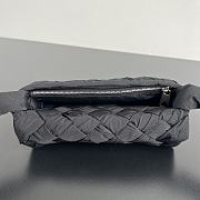 Bottega Veneta Small Rumple Messenger Polyester Black 21x14x5cm - 6