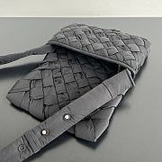 Bottega Veneta Small Rumple Messenger Polyester Black 21x14x5cm - 2