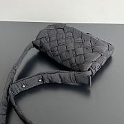 Bottega Veneta Small Rumple Messenger Polyester Black 21x14x5cm - 3