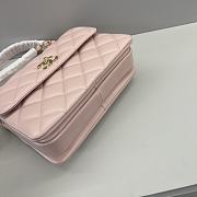 Chanel Trendy Top Handle Light Pink Gold Bag 25cm - 6