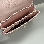 Chanel Trendy Top Handle Light Pink Gold Bag 25cm - 2