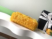 Chanel Flap Bag Sequins Yellow Gold 21x14x8cm - 2
