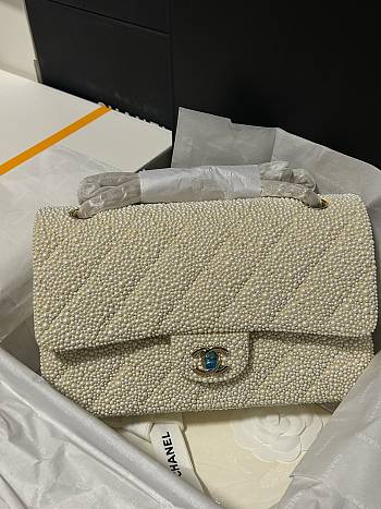 Chanel Flap Bag Beige 25cm