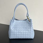 Bottega Veneta Medium Andiamo Parachute Tote Blue 30x26x20cm - 1