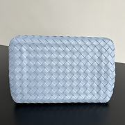 Bottega Veneta Medium Andiamo Parachute Tote Blue 30x26x20cm - 4