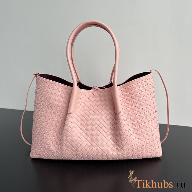 Bottega Veneta Pinacoteca Pink Bag 43x23x17.5cm - 1