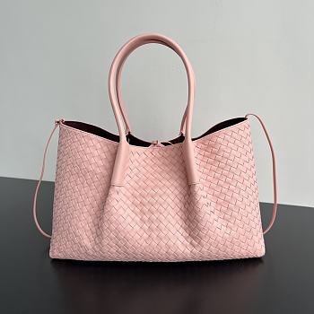 Bottega Veneta Pinacoteca Pink Bag 43x23x17.5cm