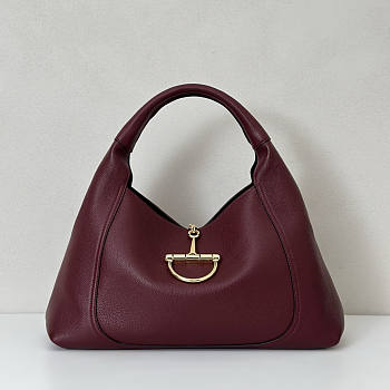 Gucci Softbit Maxi Shoulder Bag Red 46x26x16cm